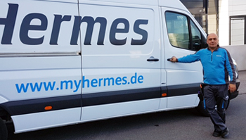 Farid ist Paket-Zusteller bei Hermes